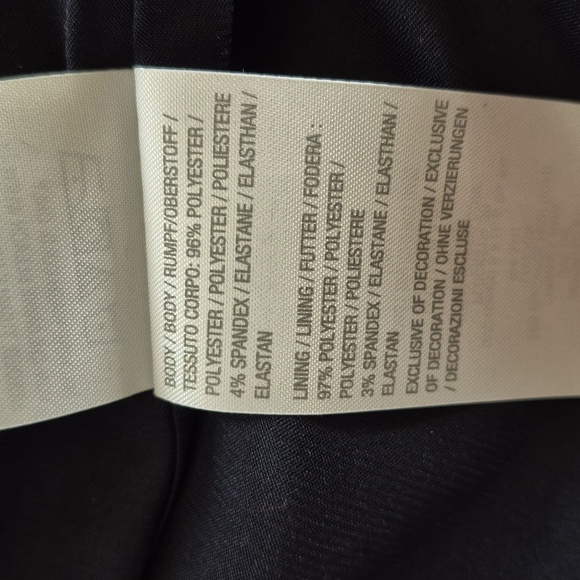 Susan Graver Navy Bomber Jacket with Multicolor Floral Print - Picture 7 of 8